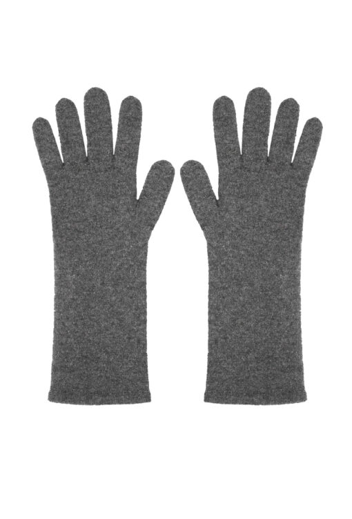 Para rękawiczek w kolorze ciemnoszarym