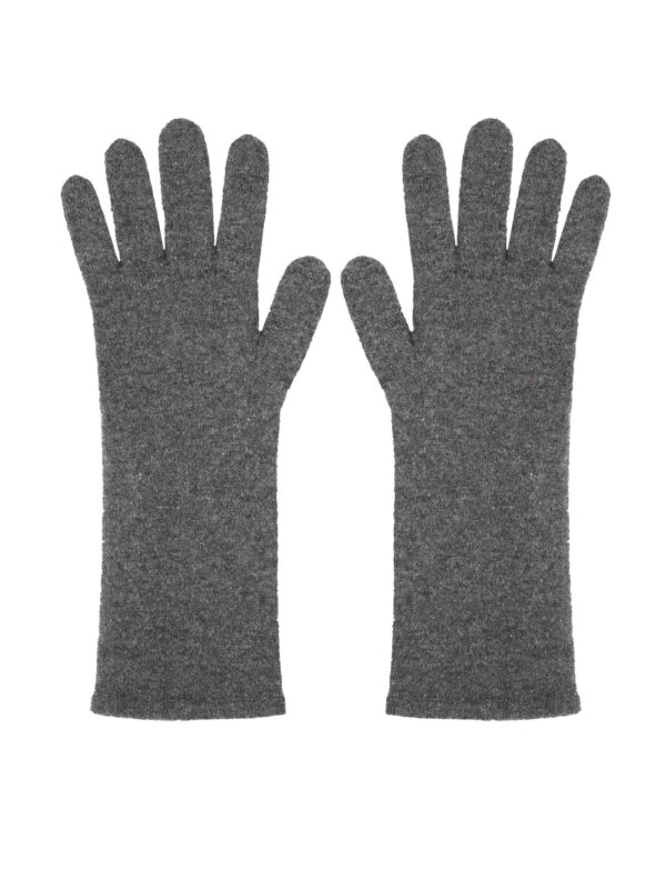 Para rękawiczek w kolorze ciemnoszarym