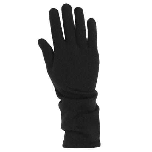 kaszmirowe rękawiczki w kolorze czarnym