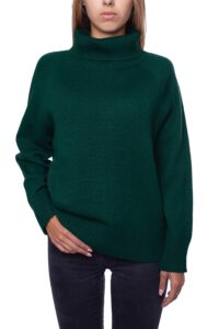 turtleneck sweater dark green