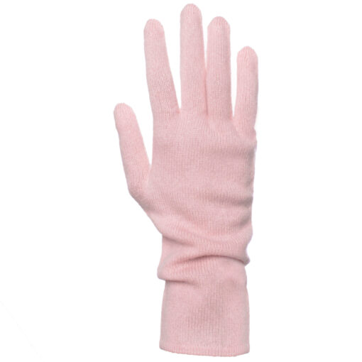 kaszmirowe rękawiczki w kolorze pudrowe różowym