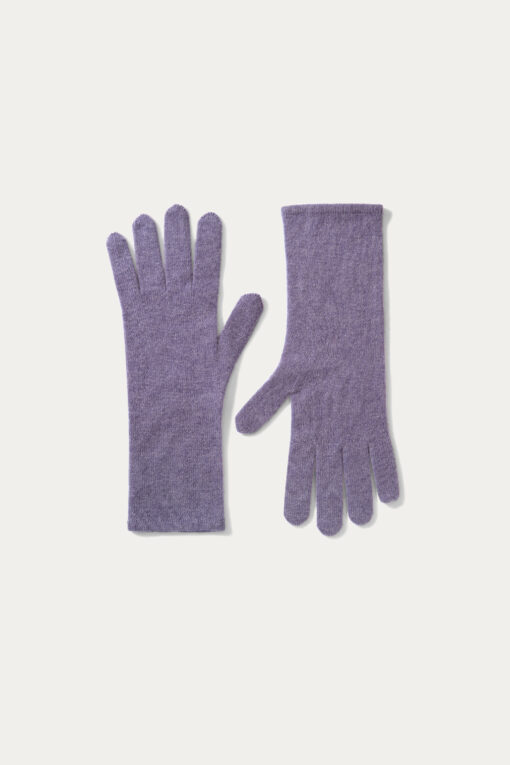 cashmere gloves lavender