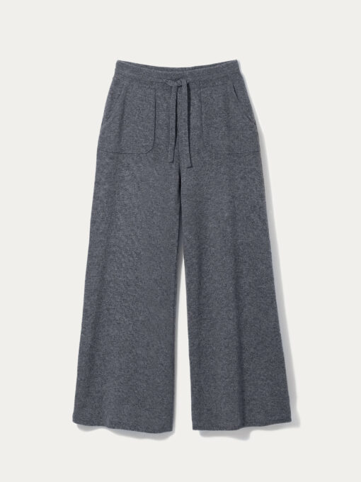 dark grey cashmere pants