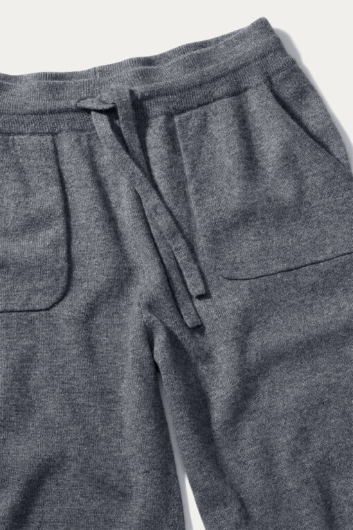 dark grey cashmere pants