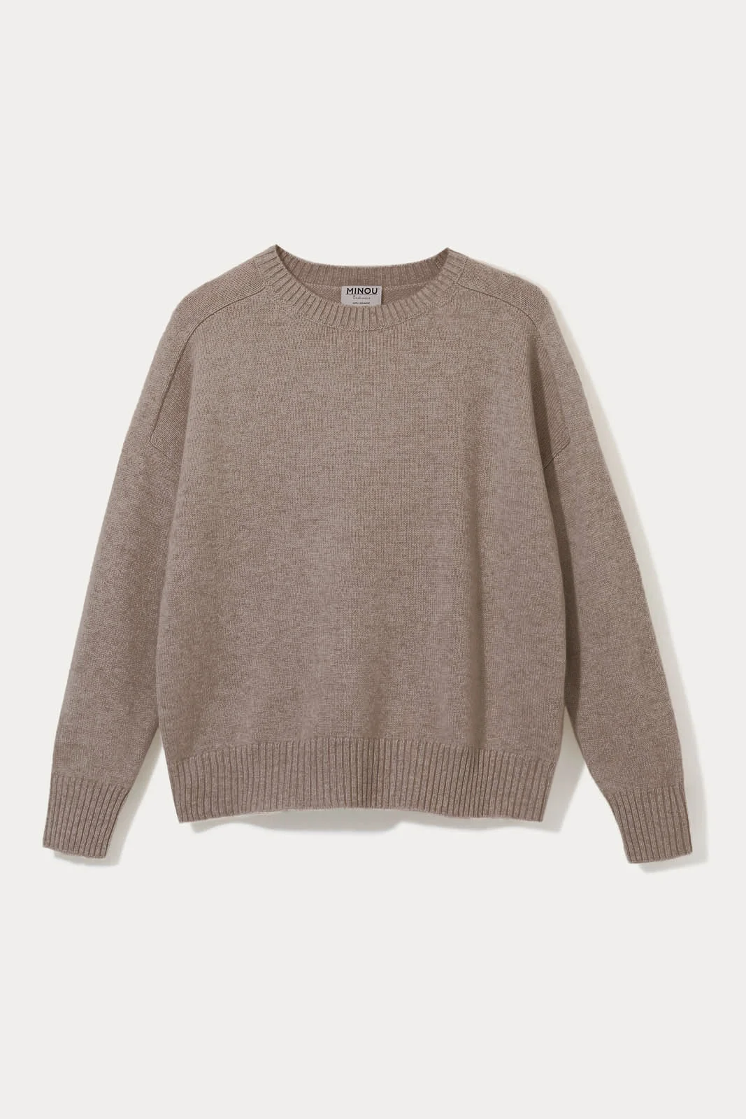 <span class="title-first-word">FIGO</span> kaszmirowy sweter raglan mokka - obrazek 6